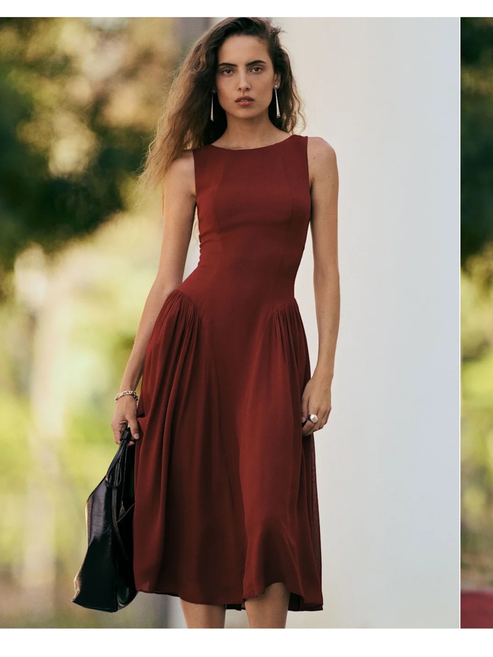 Reformation Anelis Dress in Chianti